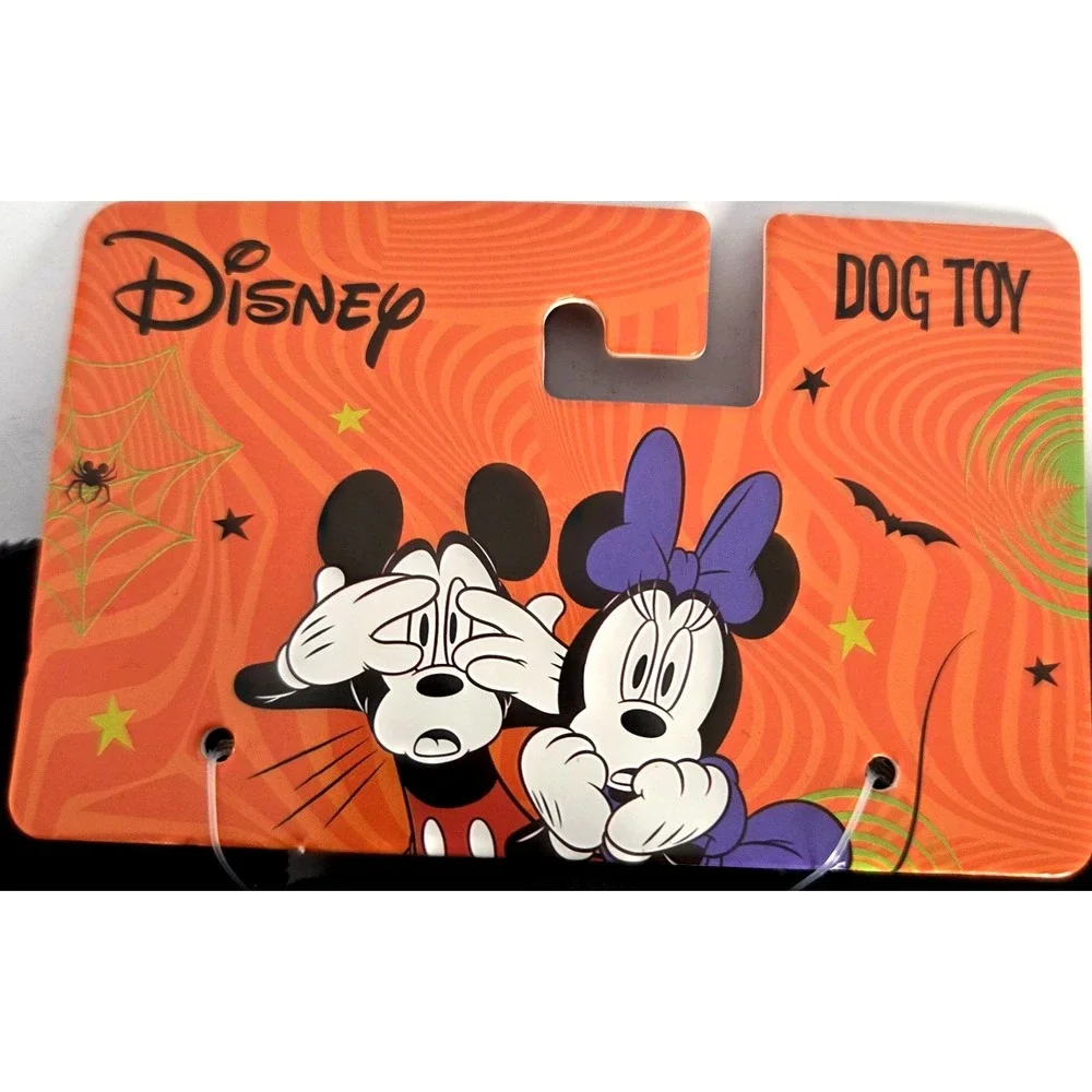 Disney Mickey Mouse Halloween Dog Toy Plush Skeleton Costume 10.5 Inch New